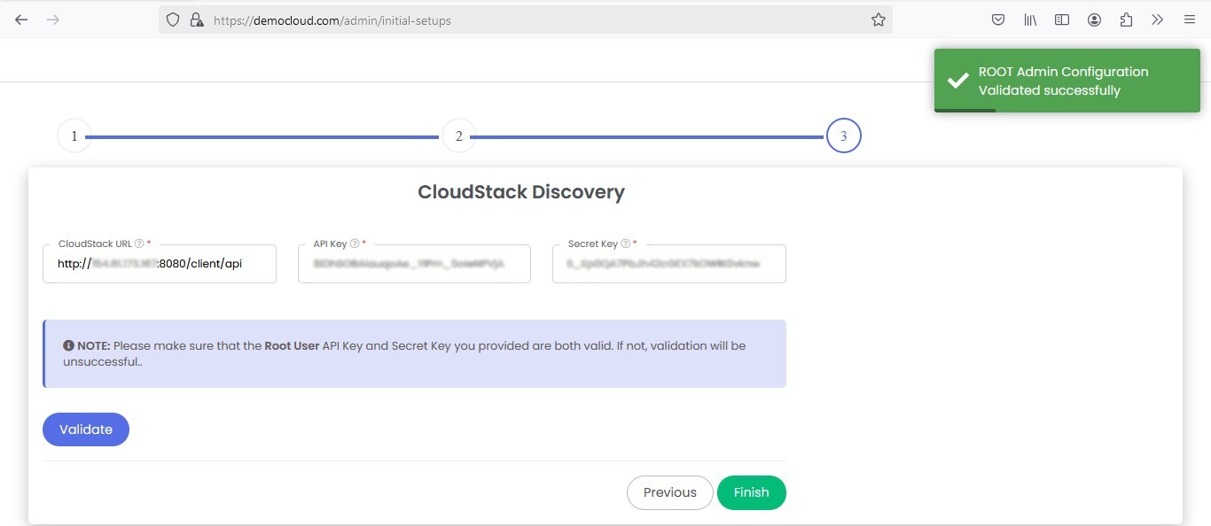 Apache CloudStack setup